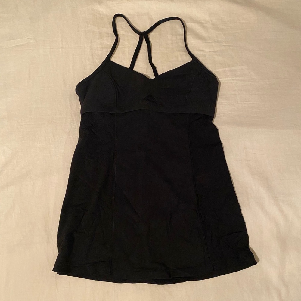 Lululemon Power Y Tank built in bra support
